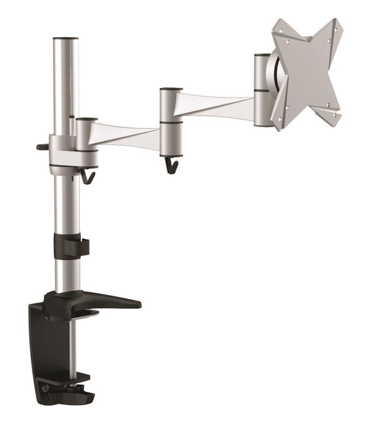 Astrotek Monitor Stand Desk Mount 43cm Arm for Single LCD Display 21.5' 22' 23.6' 24' 27' 8kg 15° tilt 180° swivel 360° rotate VESA 75x75 100x100