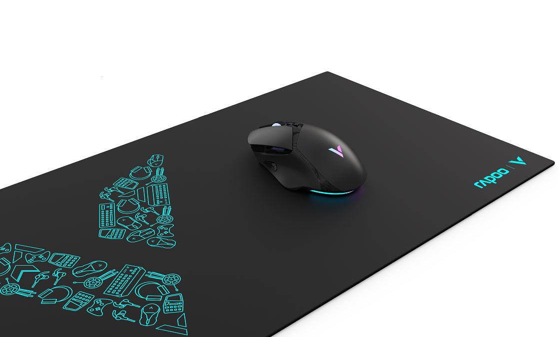 RAPOO V1L Mouse Pad - Extra Large Mouse Mat, Anti-Skid Bottom Design, Dirt-Resistant, Wear-Resistant, Scratch-Resistant, Suitable for Gamers/Gaming