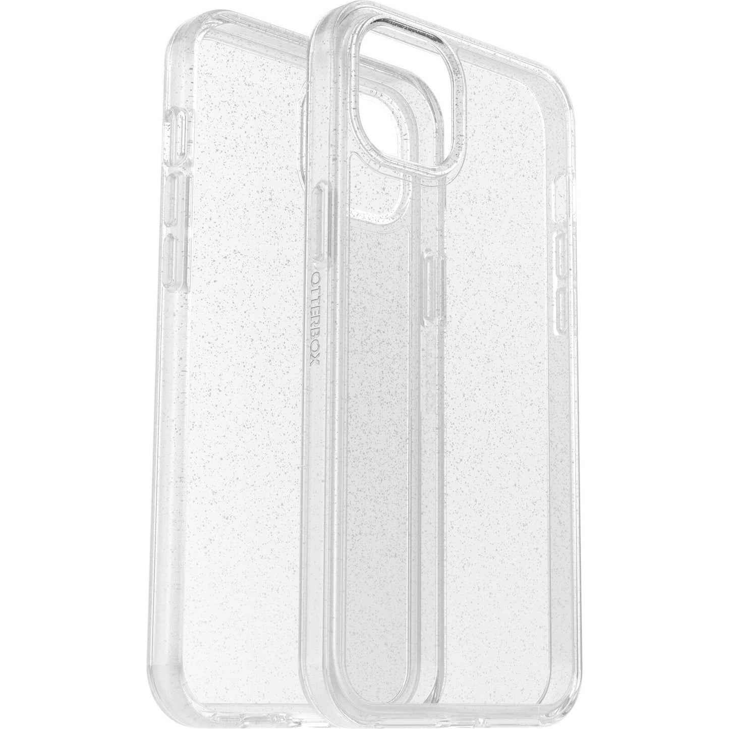 OTTERBOX Apple iPhone 14 Plus Symmetry Series Clear Antimicrobial Case - Stardust (Clear Glitter) (77-88595), 3X Military Standard Drop Protection