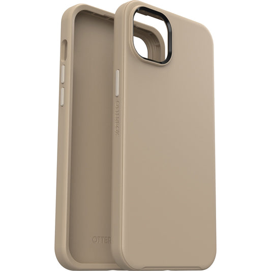 OTTERBOX Apple iPhone 14 Plus Symmetry Series Antimicrobial Case - Don't Even Chai (Brown) (77-88470), 3X Military Standard Drop Protection