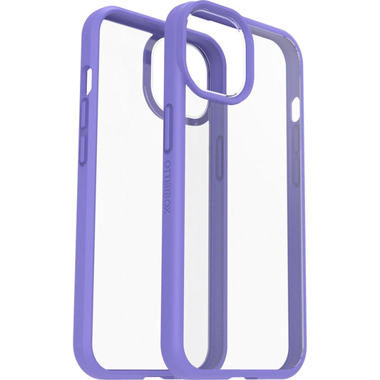 OTTERBOX Apple iPhone 14 React Series Antimicrobial Case - Purplexing (Purple) (77-88886), Raised Edges Protect Screen & Camera, Ultra-Slim