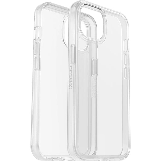 OTTERBOX Apple iPhone 14 / iPhone 13 Symmetry Series Clear Antimicrobial Case - Clear (77-88603), 3X Military Standard Drop Protection, Slim design