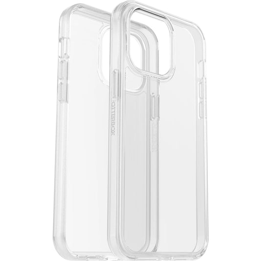 OTTERBOX Apple iPhone 14 Pro Max Symmetry Series Clear Antimicrobial Case - Clear (77-88643), 3X Military Standard Drop Protection