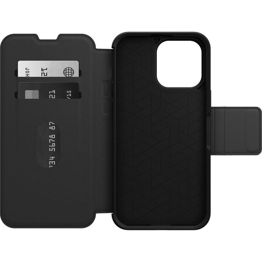 OTTERBOX Apple iPhone 14 Pro Max Strada Series Case - Shadow Black (77-88571), Military standard (MIL-STD-810G 516.6)