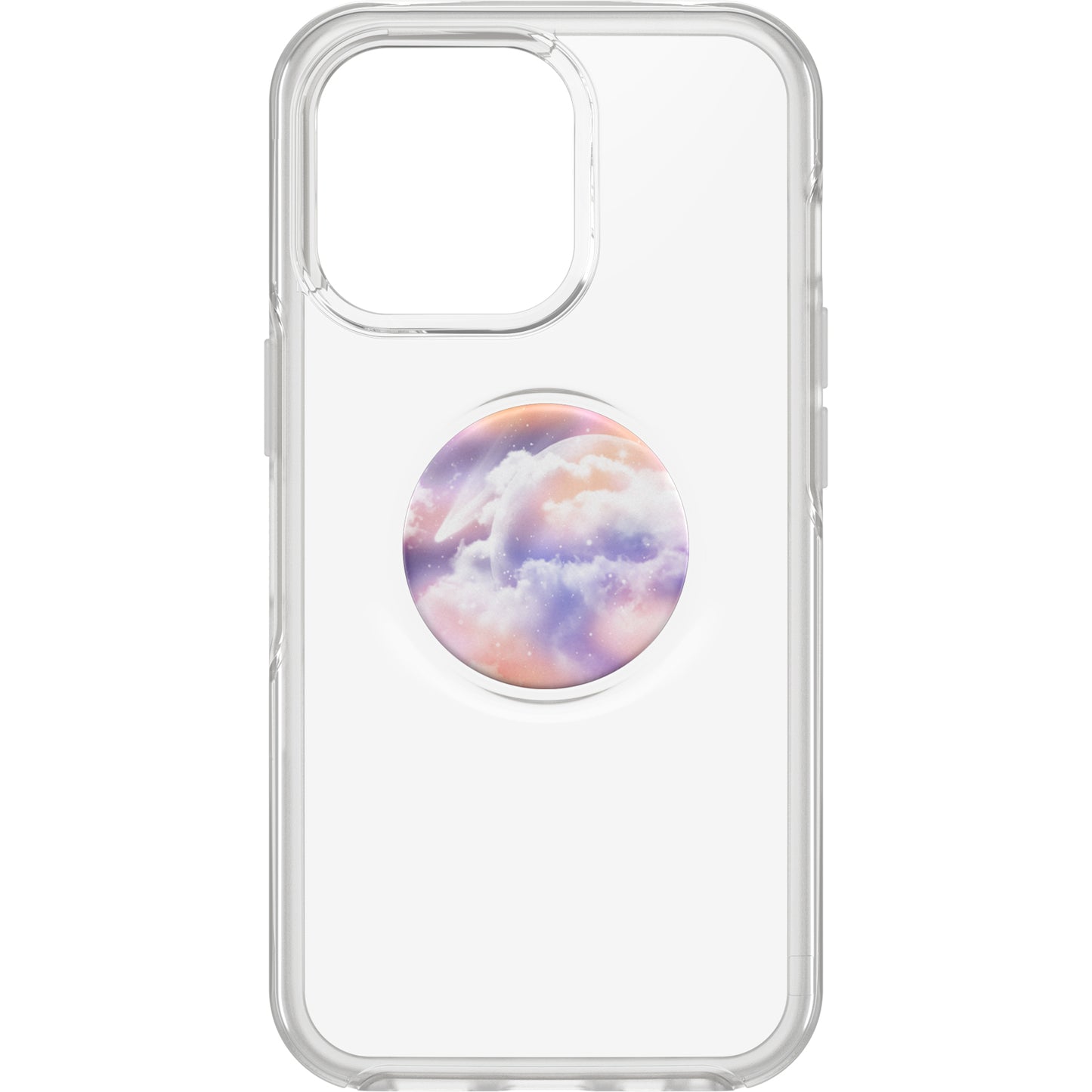 OTTERBOX Apple iPhone 13 Pro Otter + Pop Symmetry Series Clear Case - Stardust Pop 77-84518, Pocket-Friendly Design