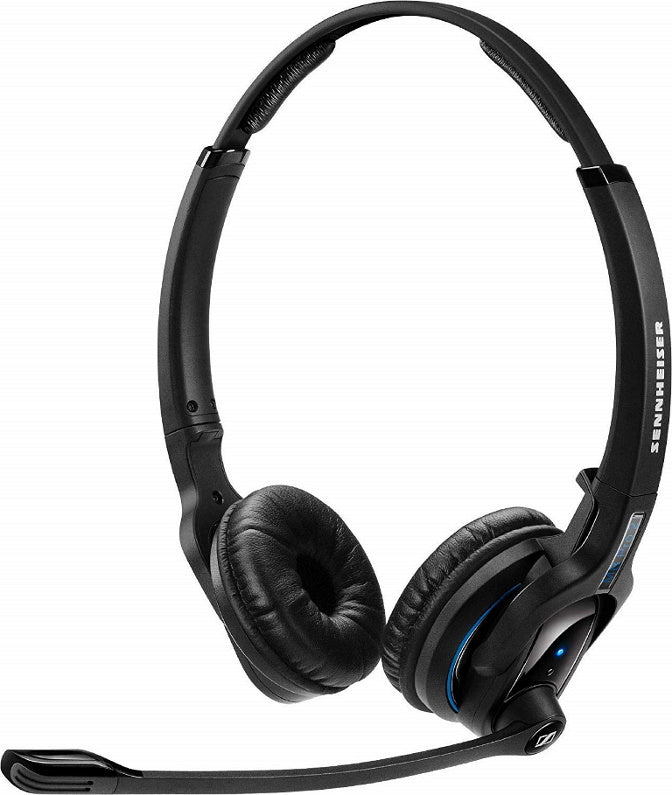 SENNHEISER | Sennheiser Bluetooth 4.0 headset, binaural, ultra noise cancelling microphone, double ear, talk time up to 15 hours, Sennheiser HD sound,