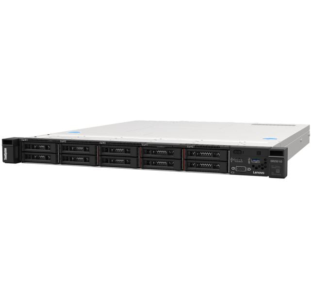 LENOVO ISG ThinkSystem SR250 V2, SFF, 1xIntel Xeon E-2356G 6C 3.2GHz 80W, 1x16GB 2Rx8, SW RD, 1x450W, XCC Enterprise