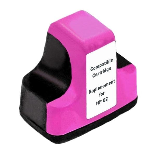 HP Compatible #02 Magenta High Capacity Remanufactured Inkjet Cartridge