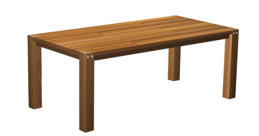 Sturdy 2 Metre Table Natural oil Finish