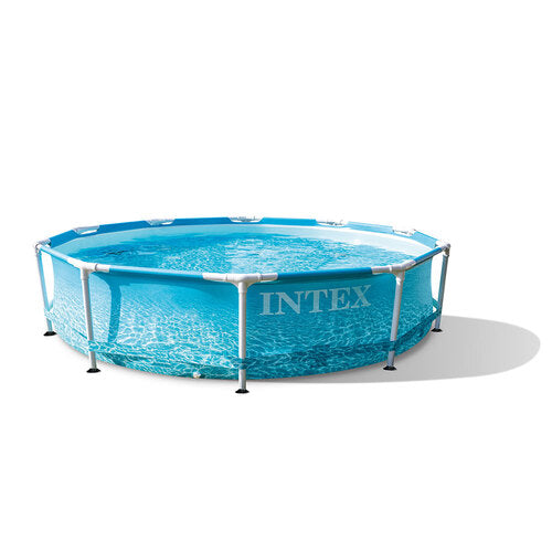 INTEX BEACHSIDE METAL FRAME POOL SET