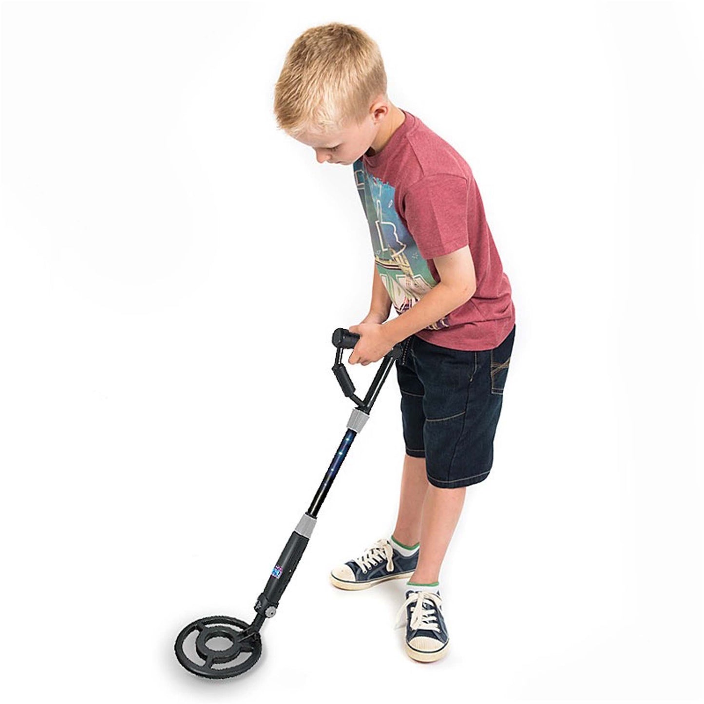 Discovery Adventures Kids Digital Metal Detector Double Coil LED