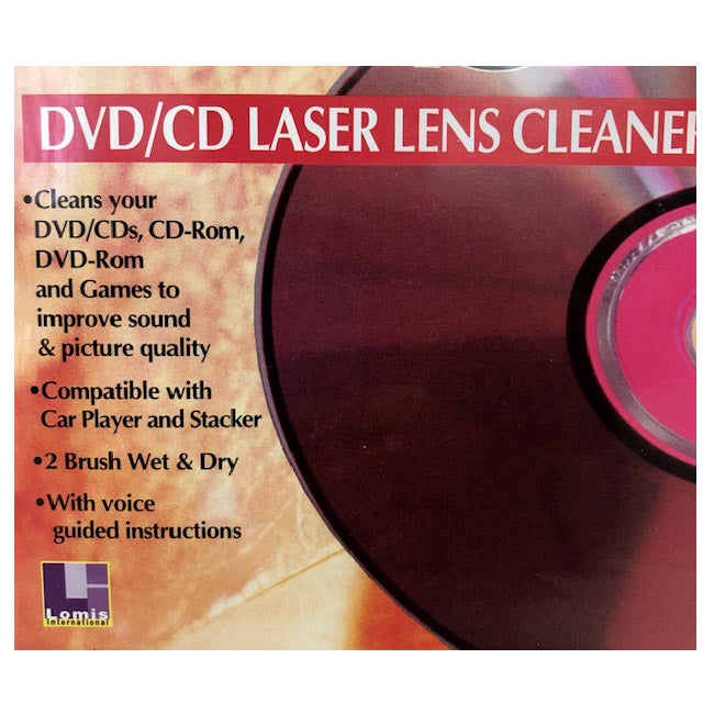 Lomis Fixity Lens Pro Care Lens Cleaner DVD Game CD Stacker Compatible