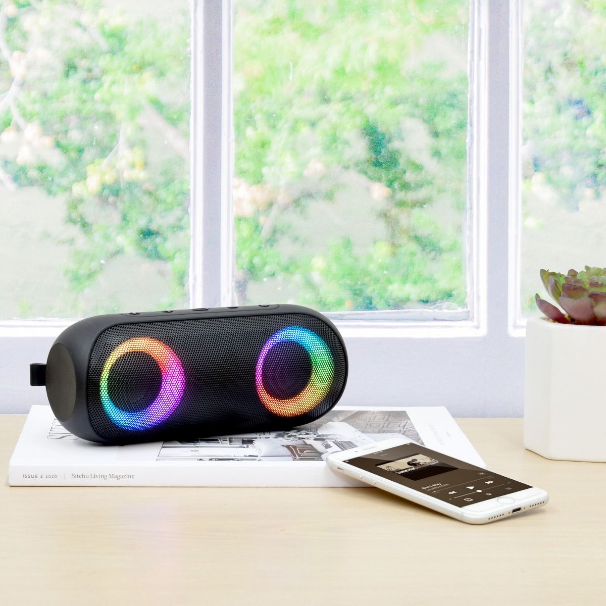 mbeat Bump B2 IPX6 Portable RGB Bluetooth Party Speaker