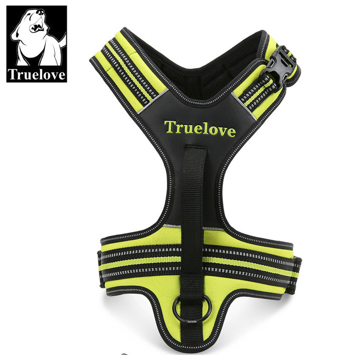 Reflective Heavy Duty Harness Neon Yellow L