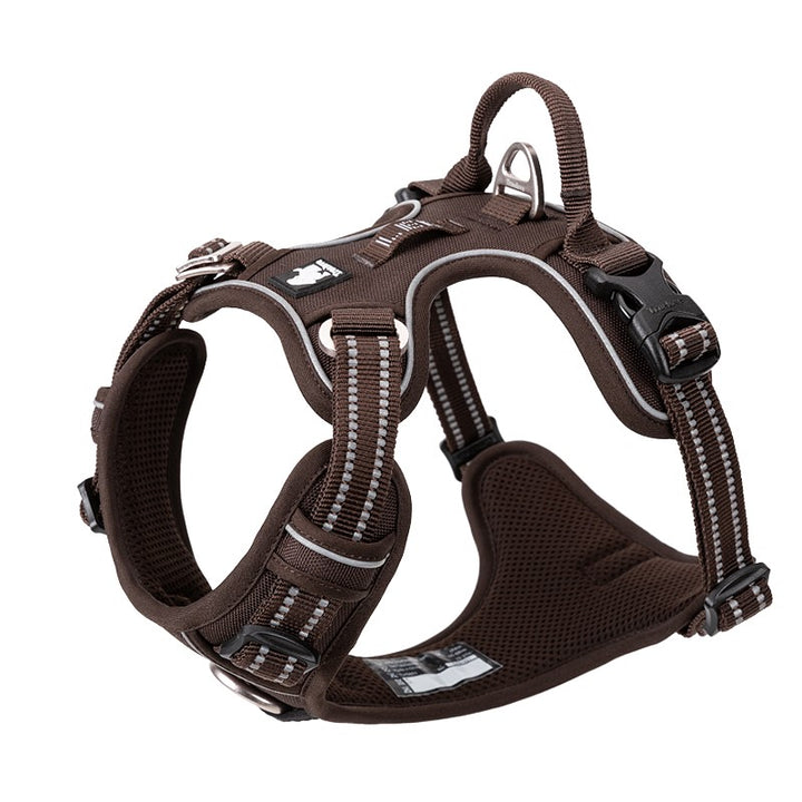 No Pull Harness Brown S