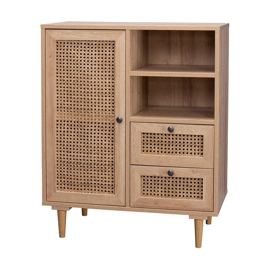 Natura Rattan Buffet Sideboard Storage Cabinet Hallway Table With Drawers