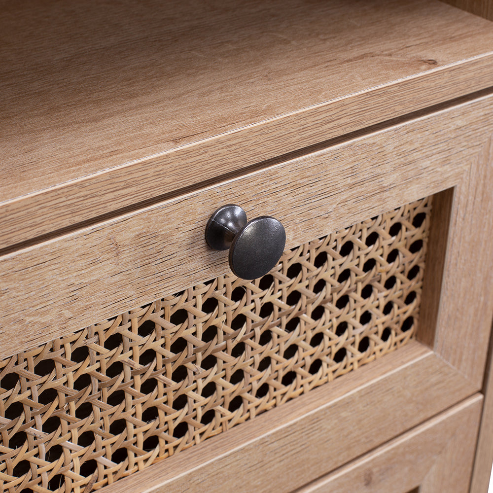 Natura Rattan Buffet Sideboard Storage Cabinet Hallway Table With Drawers