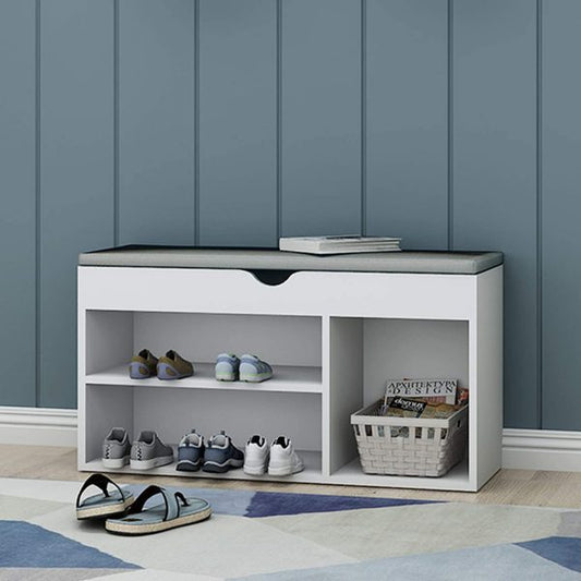 Shoe Cabinet Bench Organiser White Cupboard Seat