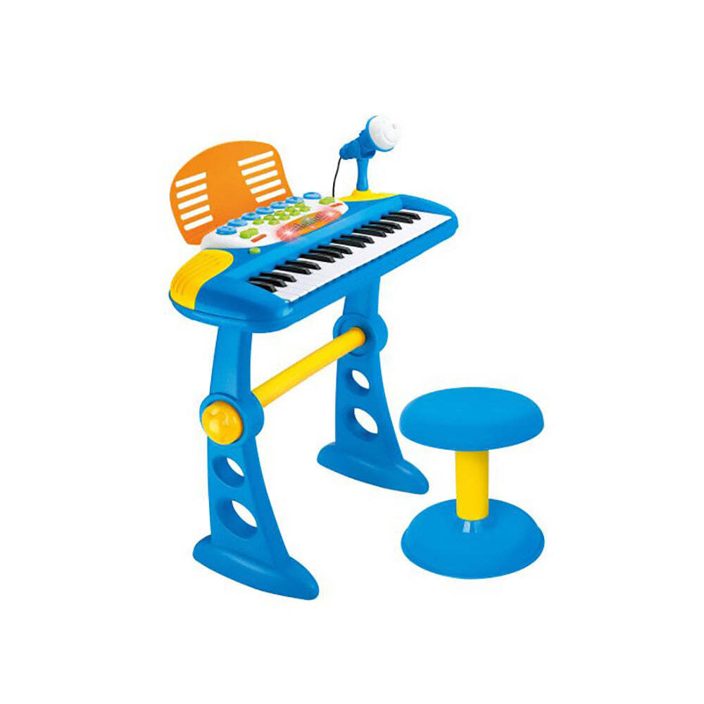 BLUE Electronic Keyboard with Stand