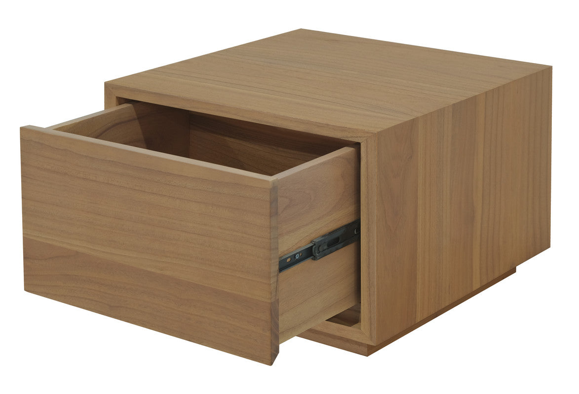 Oscar 1 Drawer Bedside Table (Natural)