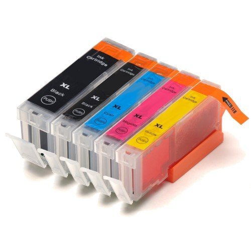 Compatible Premium Ink Cartridges PGI650XL + CLI651XL  Bundle - 5 Cartridges - for use in Canon Printers