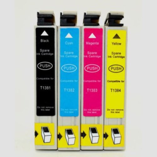 Compatible Premium Ink Cartridges 138  Cartridge Set of 4 (Bk/C/M/Y) - for use in Epson Printers