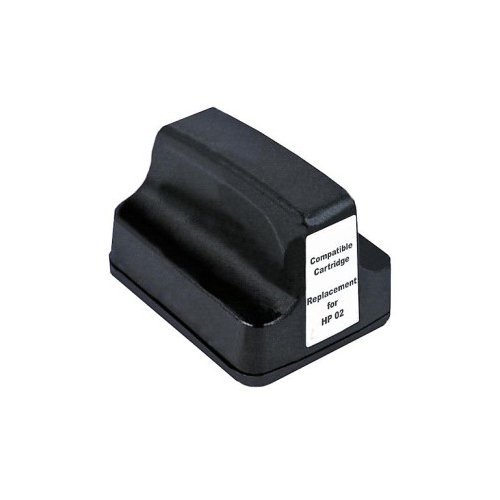 Compatible Premium Ink Cartridges 02  Black Ink Cartridge - for use in HP Printers