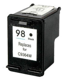 Compatible Premium Ink Cartridges 98BK Black Remanufactured Inkjet Cartridge - for use in HP Printers