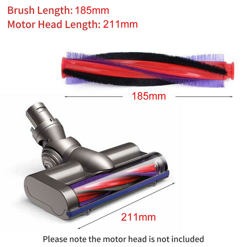 185mm Roller Brush Bar For Dyson V6 DC59 SV03 DC62 Vacuum Cleaner Parts