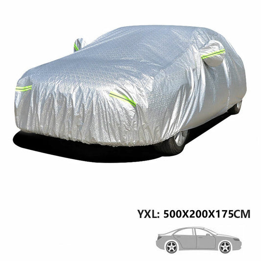 SUV Car Cover Waterproof Aluminum Extra Large Rain UV Dust Hail Resitant YXL(5Mx 2M x 1.75M)