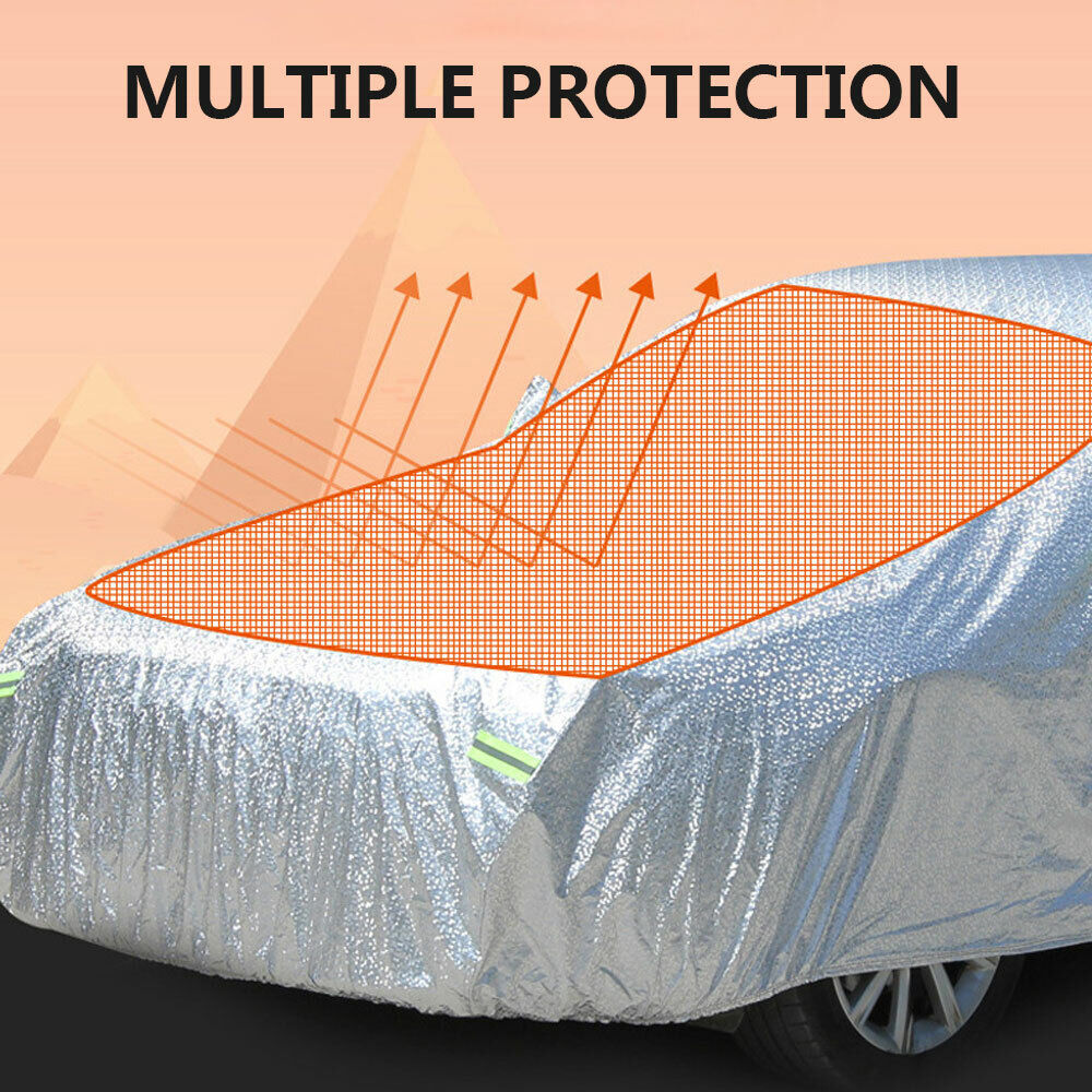 SUV Car Cover Waterproof Aluminum Extra Large Rain UV Dust Hail Resitant YXL(5Mx 2M x 1.75M)