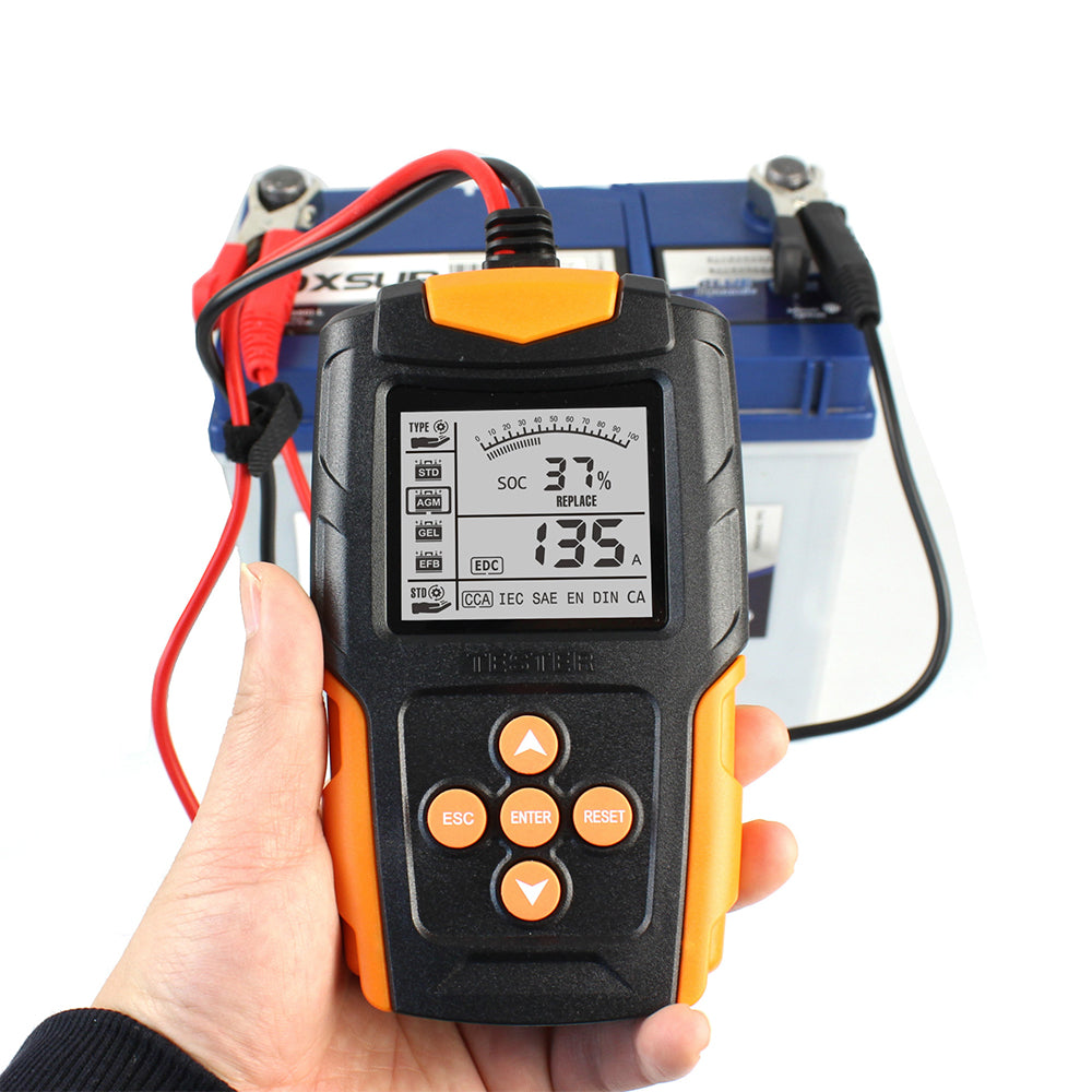 12V 24V Car battery tester LCD Battery Analyzer Test Tool For Car Truck