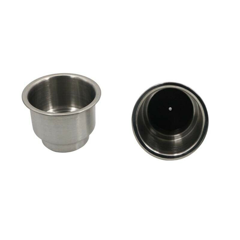 4PCS Stainless Drink Cup Holder Insert for Boat/Car/Truck RV/Camper/Yacht/Sofa