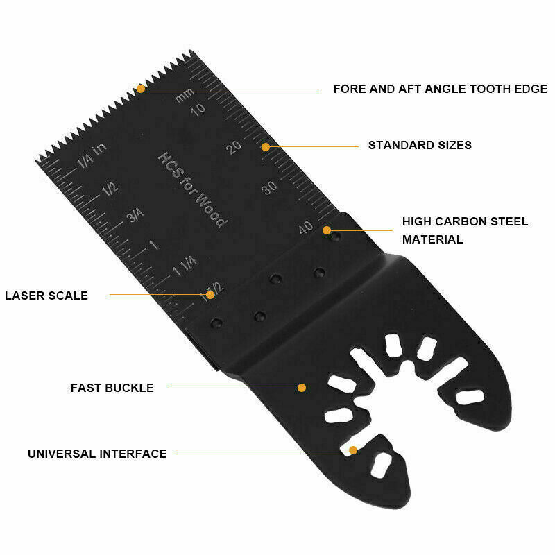 10x Oscillating Multi Tool Blade Saw Blades Wood Metal Cutter For Dewalt Fein