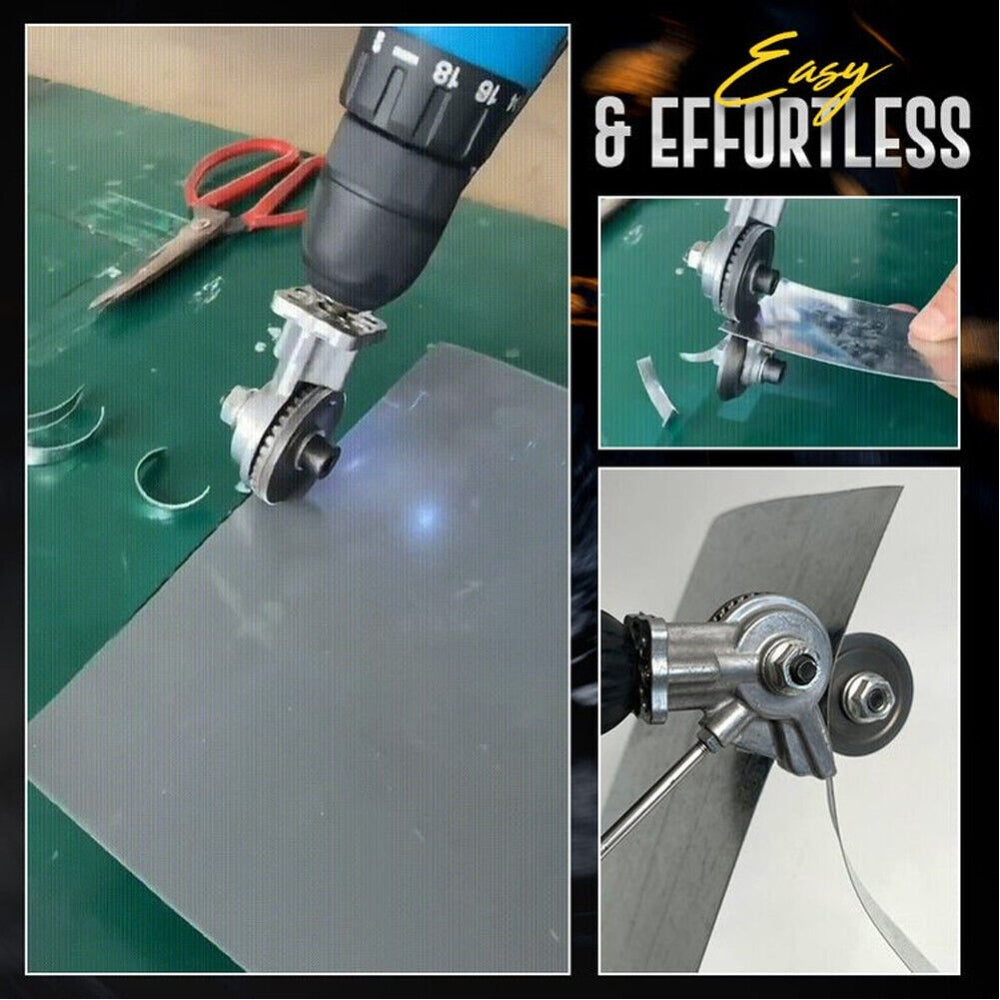 AU Electric Drill Plate Cutter Sheet Metal Nibbler Precise Cutting Sheet Cutter