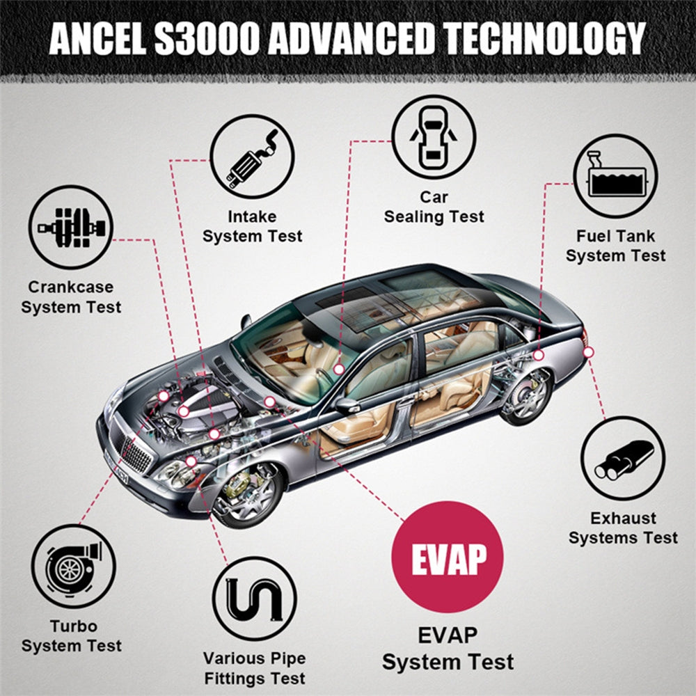 Portable Smoke Leak Detector Smoke Machine Automotive EVAP Diagnostic Leak Test