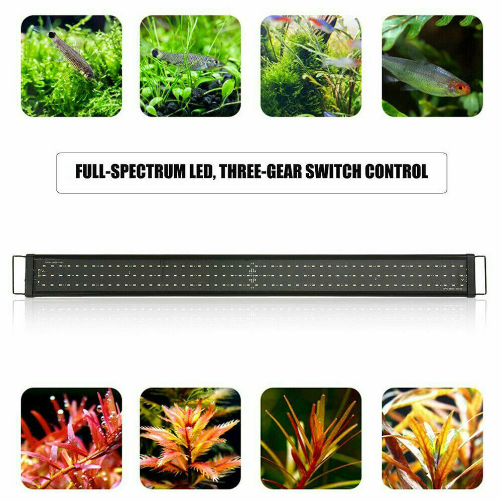 40cm Aquarium Light Lighting Full Spectrum Aqua Plant Fish Tank Bar LED Lamp