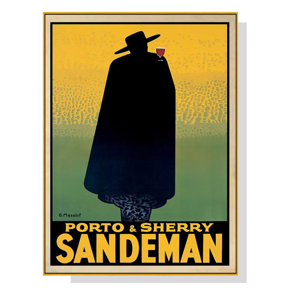 80cmx120cm Sandeman Gold Frame Canvas Wall Art