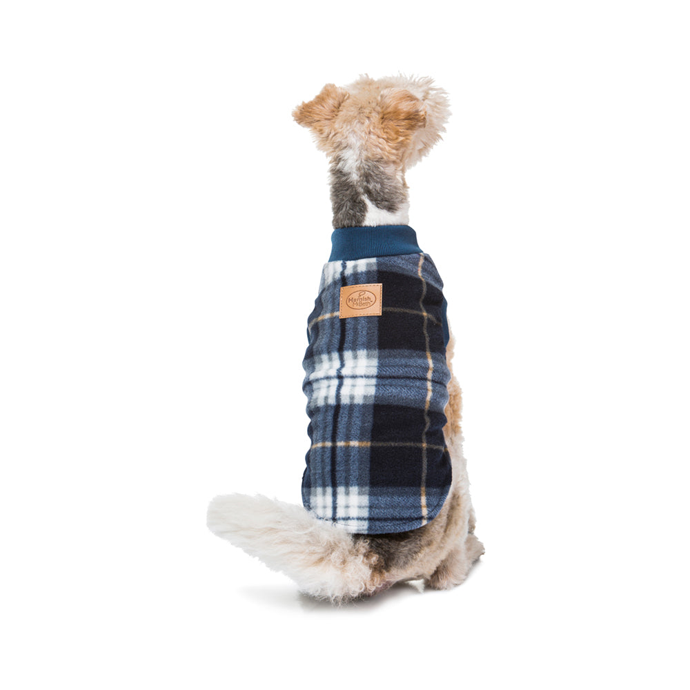 Blue Tartan Dog Pyjamas 40cm