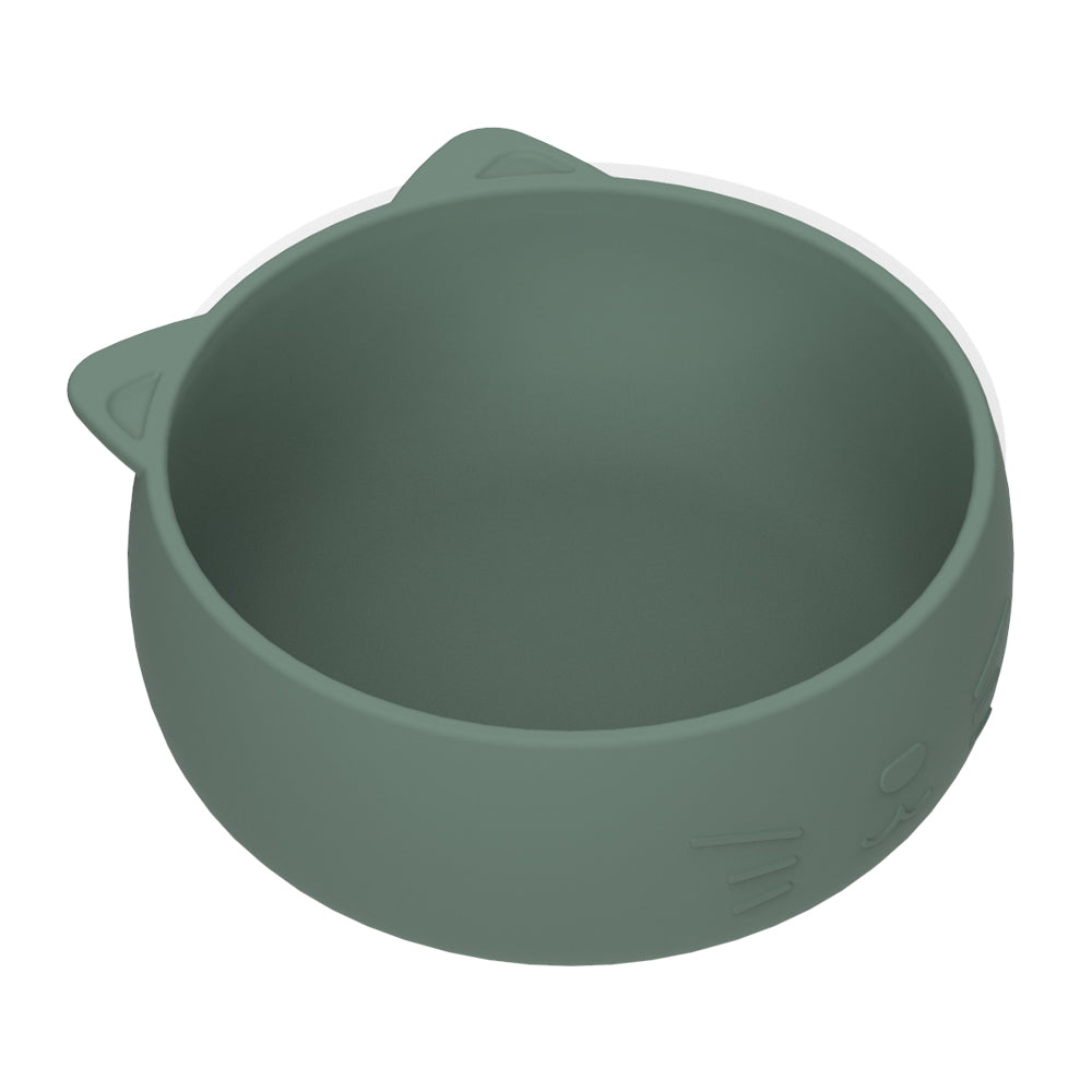 Riley Silicone Bowl -Olive Green