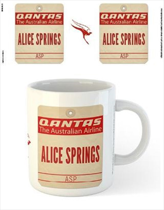 Qantas - Alice Springs Destination Tag