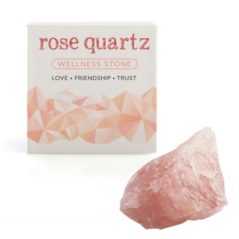 Raw Rose Quartz Wellness Stone