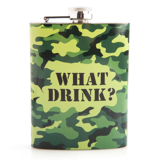 Camo Metal Flask