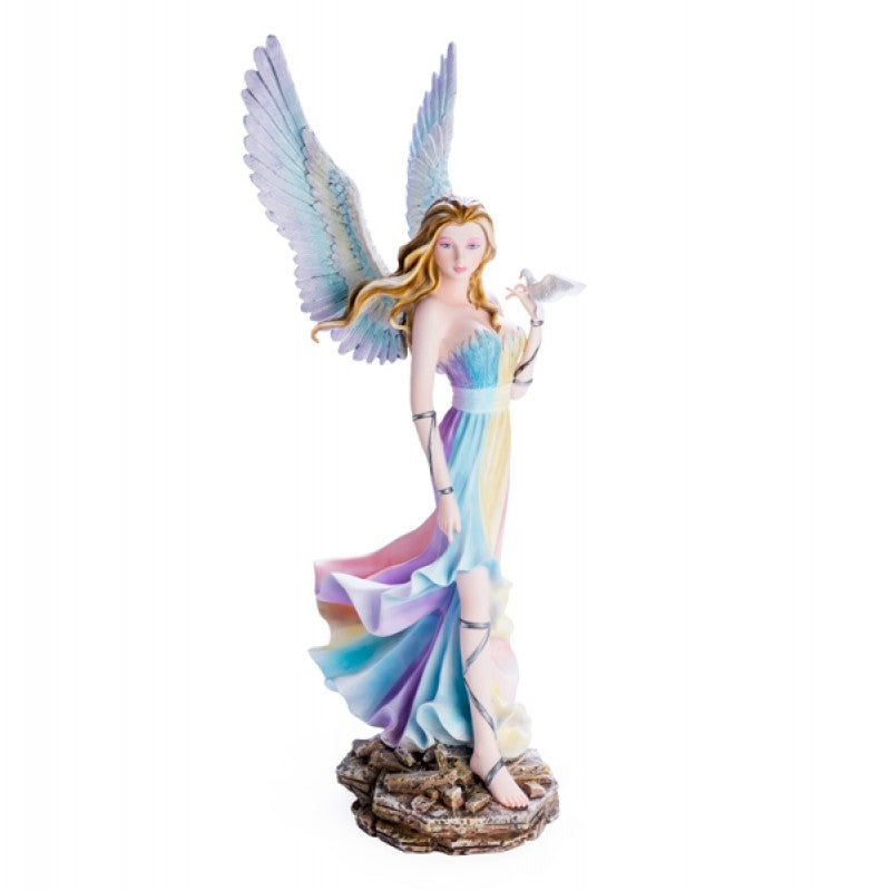 Large Rainbow Angel With Dove