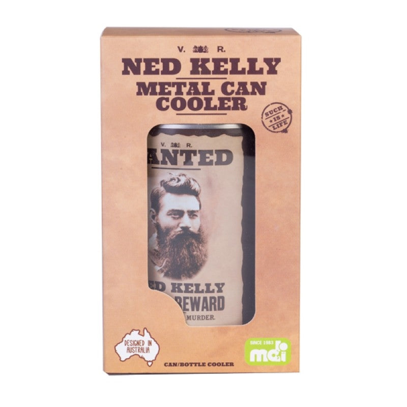 Ned Kelly Metal Can Cooler