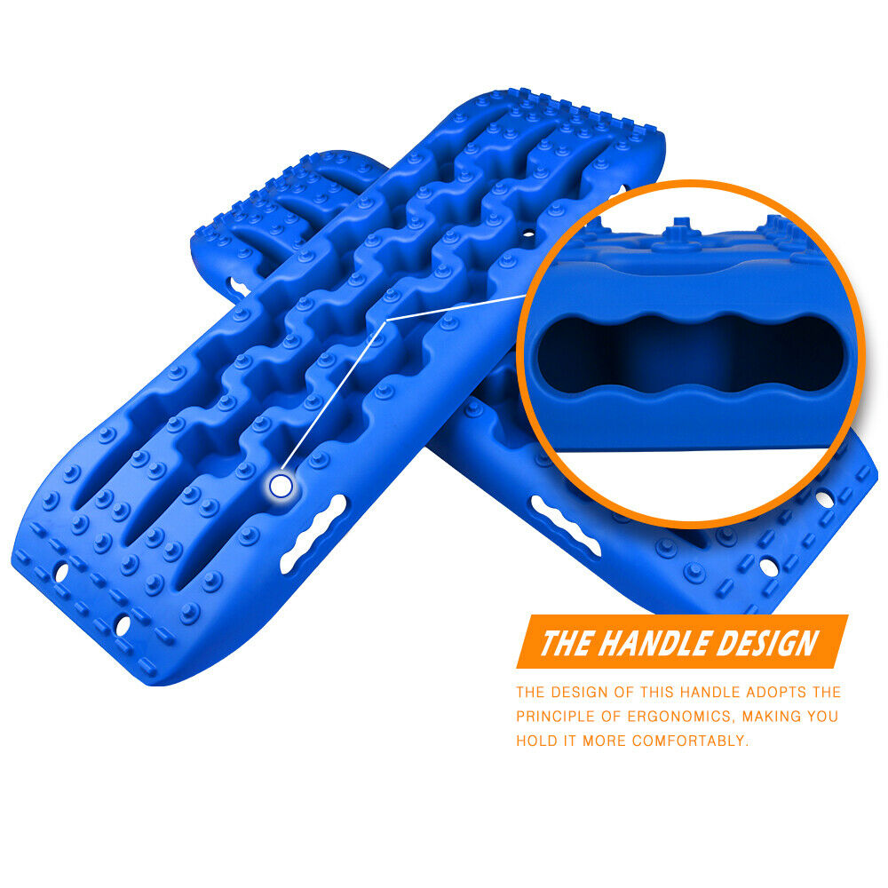 X-BULL Recovery tracks Sand tracks 2pcs Sand / Snow / Mud 10T 4WD Gen 2.0 - blue