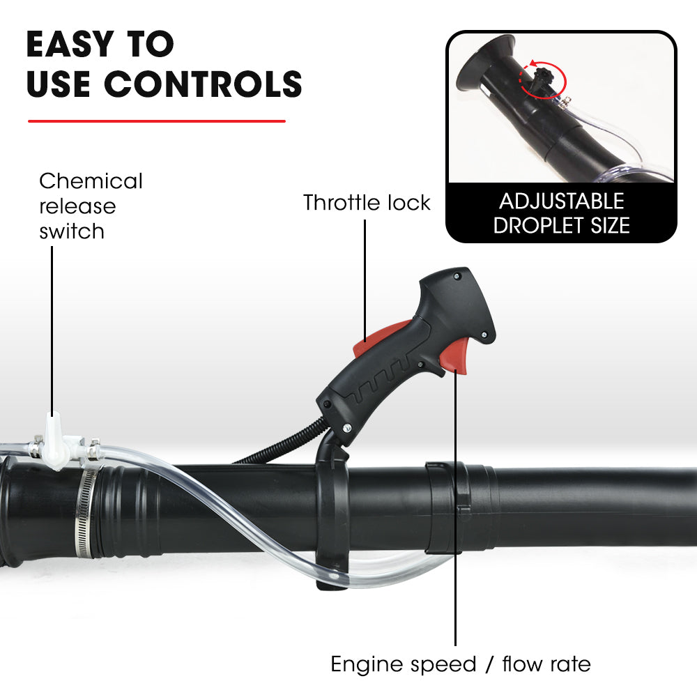 Baumr-AG Backpack 2-Stroke Petrol Powered Chemical Sprayer Fogger Mister Blower