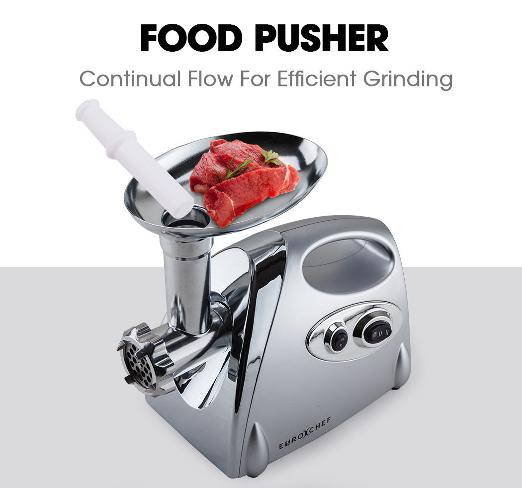 EuroChef 2800W Electric Meat Grinder Mincer Sausage Filler Kibbe Maker