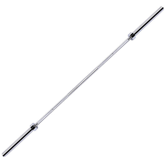 20kg 2.2m Olympic Barbell 700lb Rating with Collars Fitness Bar Weight Lifting Training 7ft