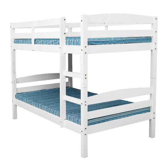 Kingston Slumber Bunk Bed Frame Single Wooden Kids Timber PIne Wood Loft Children Bedroom Furniture